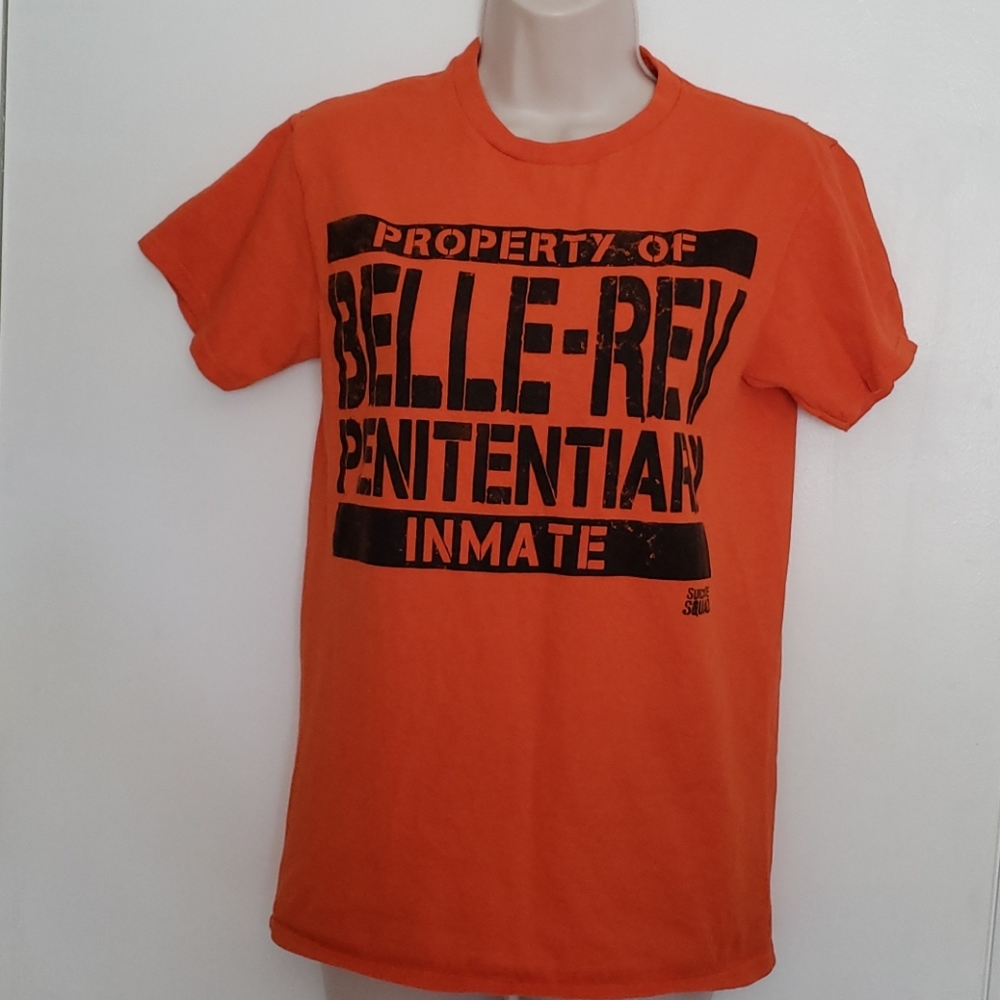 Suicide Squad Belle Rev Inmate Shirt Size S